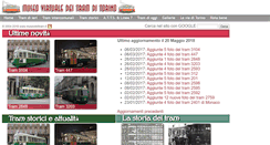 Desktop Screenshot of museodeltram.it